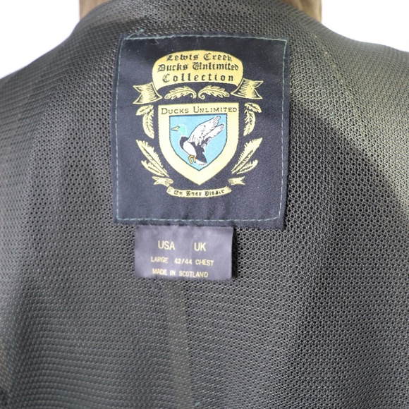 Vintage Lewis Creek Ducks Unlimited Collection Waxed Cotton Field Jacket - Picture 16 of 16